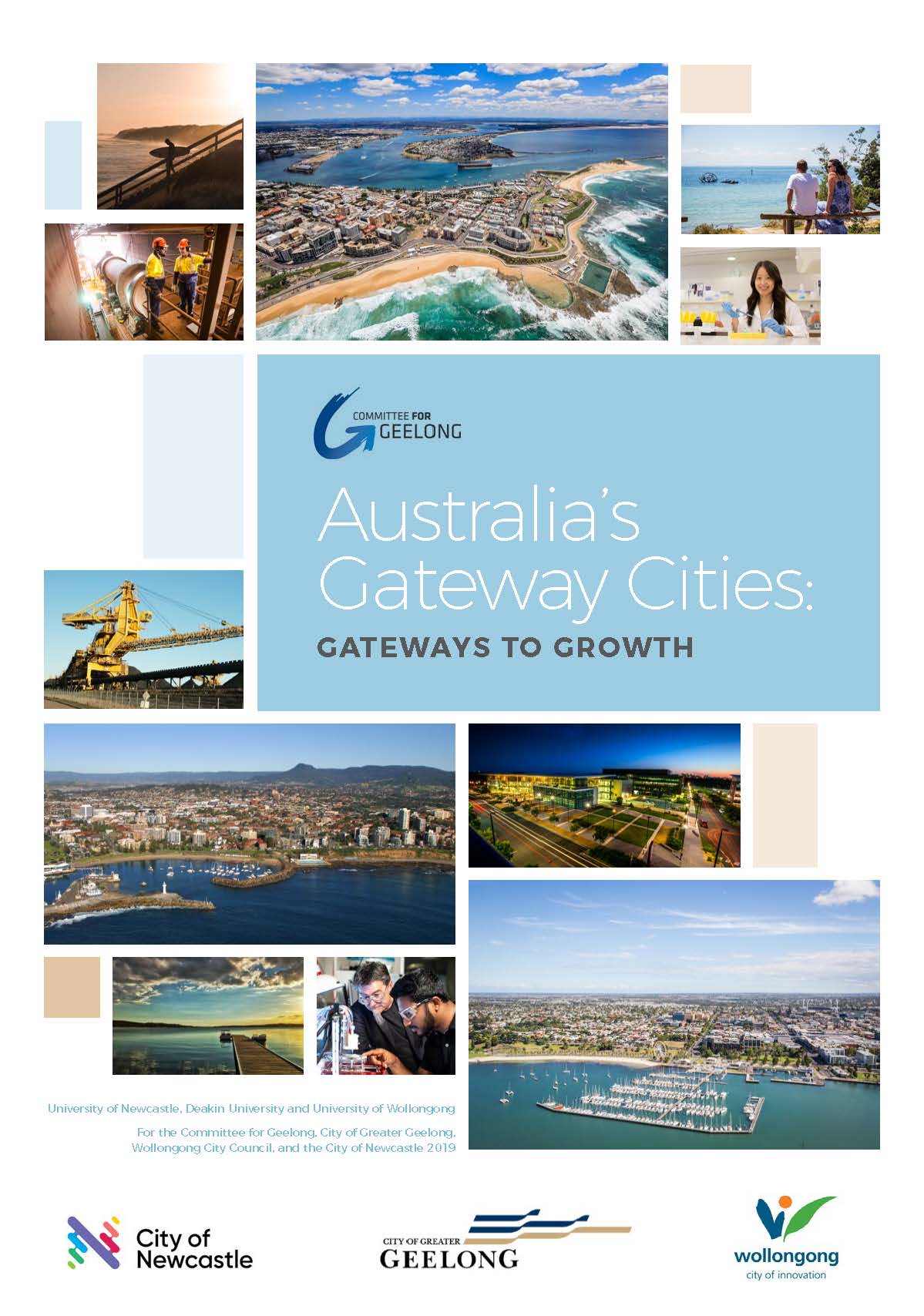 Pages from Australia's Gateway Cities Report and Appendices